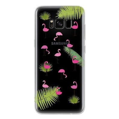 4-OK Cover 4U Schtzhülle für Samsung Galaxy S8 - Flamingo