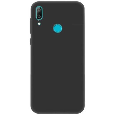 4-OK Slim Colors Schutz Hülle für Huawei Y7 (2019) - Schwarz