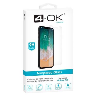 4-OK Tempered Glass Display Schutz aus gehärtetem Glas für Samsung Galaxy S10 Lite/