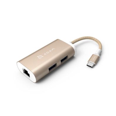 Adam Elements CASA Hub eC301- USB 3.1 USB Type C (USB-C) 3 port Hub - Gold