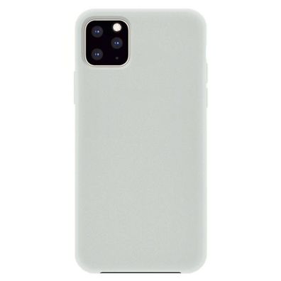 4-OK Silk Cover für Apple iPhone 11 Pro mit Samt-Innenfutter - Stone (Grau)