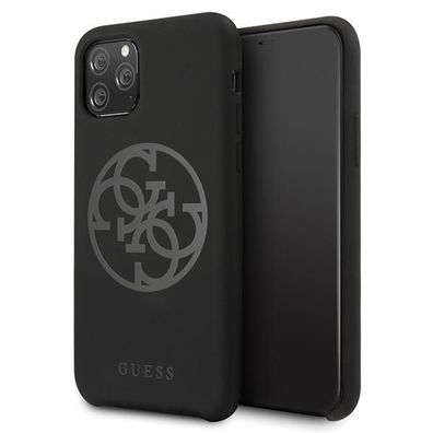 Guess 4G Silicon Collection Print Logo Case Schutz Hülle für Apple iPhone 11 Pro Ma