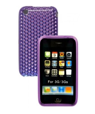 4-OK Cover iPhone Hülle Lila - für iPhone 3G und 3GS
