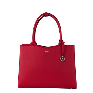 Socha Midi Cherry Red Business Bag mit Laptopfach 13,3 - Rot