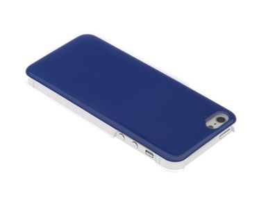 4-OK Back Cover für Apple iPhone 5 in Blau