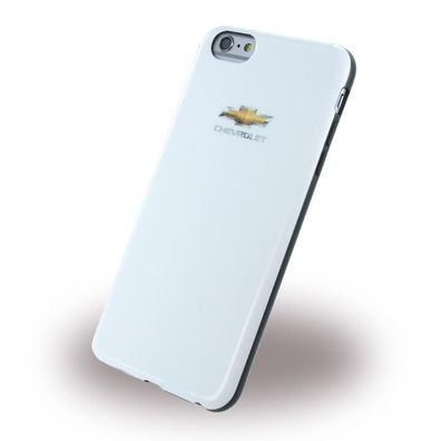 Chevrolet TPU Silikon Cover Schutz Hülle für Apple iPhone 6/6s - Shiny Weiss