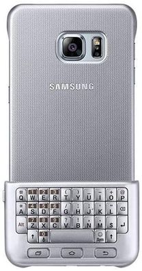 Samsung EJ-CG928 Keyboard Tastatur Schutzhülle für Galaxy S6 Edge Plus - Silber