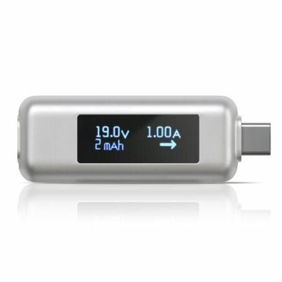 Satechi Type-C Power Meter Tester für USB-C Geräte - Silber