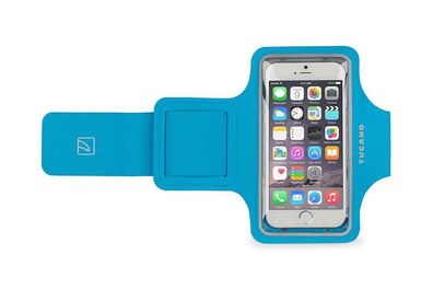Tucano Ultradünnes Sportarmband für das Smartphone bis 5 Zoll - Sky Blue