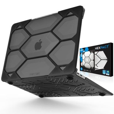 iBenzer Hexpact Clip, Dropschutzhülle für MacBook Air 13 (2018/2019, A1932) - Schwa