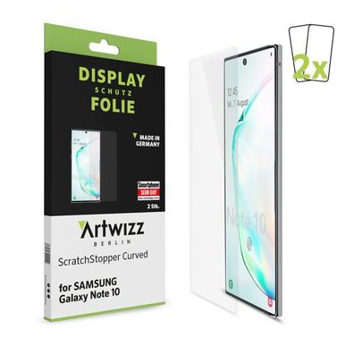 Artwizz ScratchStopper Curved für Samsung Galaxy Note 10 (2er Pack)