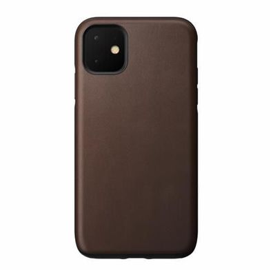 Nomad Case Leather Rugged für Apple iPhone 11 - Rustic Brown (Braun)