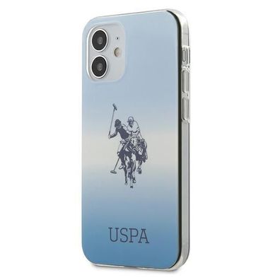 US Polo Gradient Collection Case für Apple iPhone 12 mini (5.4) - Blau