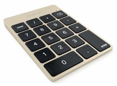 Satechi Slim Wireless Keypad Bluetooth-Ziffernblock aus Alu - Gold