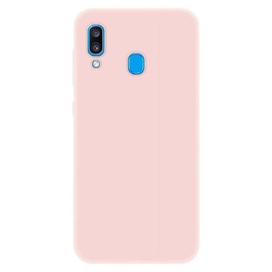 4-OK Slim Colors Schutz Hülle für Samsung Galaxy A30 - Pastel Rose