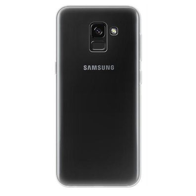 4-OK Protek Ultra Slim 0.2 Schutzhülle für Samsung Galaxy A8 Plus (2018) - Transpar