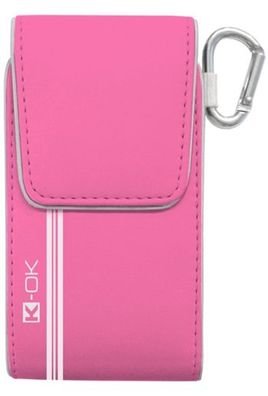 Handy Tasche K-OK Sportive Pink / Weiss (T3: 110 x 55 x 20mm)