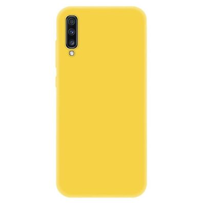4-OK Slim Colors Schutz Hülle für Samsung Galaxy A70 - Warm Yellow