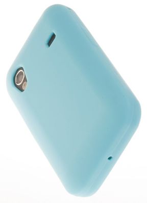 4-OK Silikon Tasche SiliColors für Samsung Galaxy Ace S5830 Blau