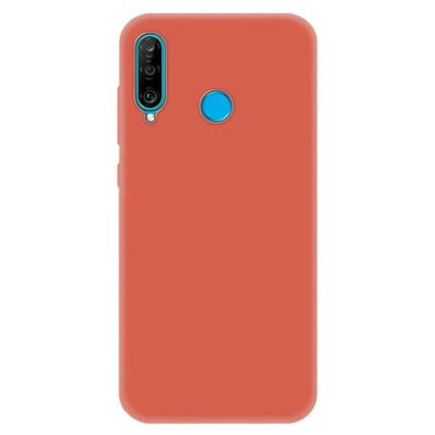 4-OK Slim Colors Schutz Hülle für Huawei P30 Lite - Rot