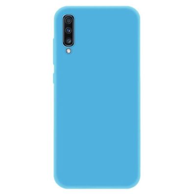 4-OK Slim Colors Schutz Hülle für Samsung Galaxy A70 - Pastel Blue