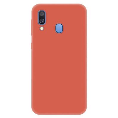 4-OK Slim Colors Schutz Hülle für Samsung Galaxy A40 - Rot