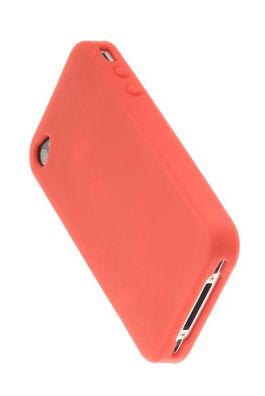 Silikon Tasche SiliColors für Apple iPhone 4 und 4S - Rot