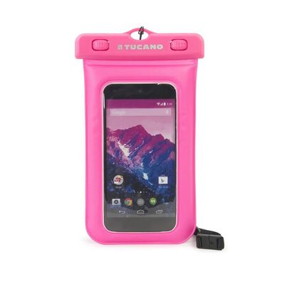 Tucano Papera - wasserfestes Case für Smartphones bis 5 Zoll - Pink