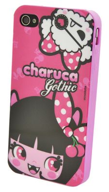 Charuca Gothic Cover für Apple iPhone 4 und 4S - Magenta