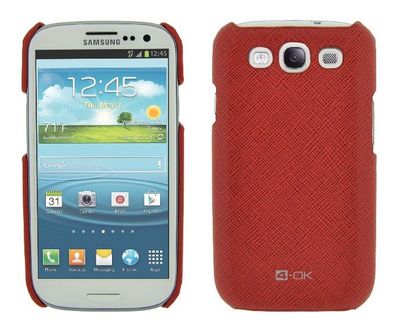 4-OK Cover für Samsung Galaxy S3 i9300 in Rot