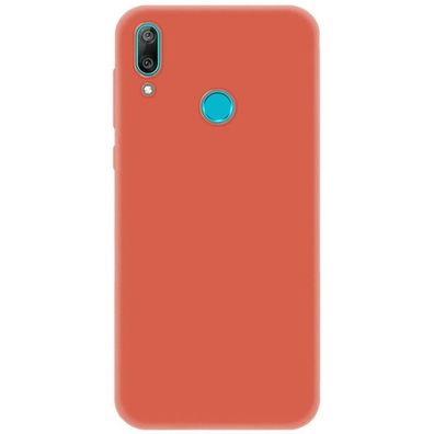 4-OK Slim Colors Schutz Hülle für Huawei Y7 (2019) - Rot