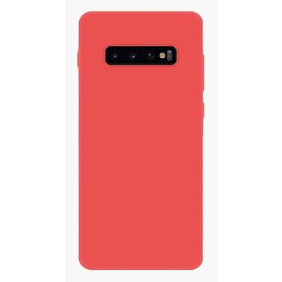 4-OK Slim Colors Schutz Hülle für Samsung Galaxy S10 in Rot
