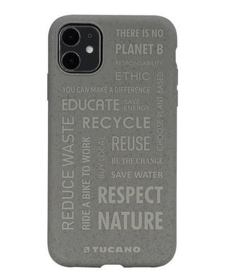 Tucano Ecover umweltfreundliche Schutzhülle aus Bioplastik für Apple iPhone 11 - Gr