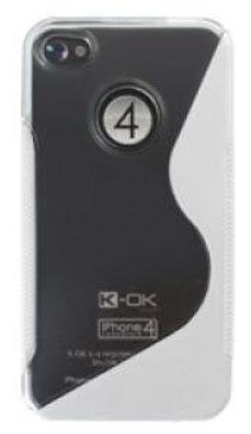 4-OK Protective Back Housing - Weiss - für Apple iPhone 4 und 4S