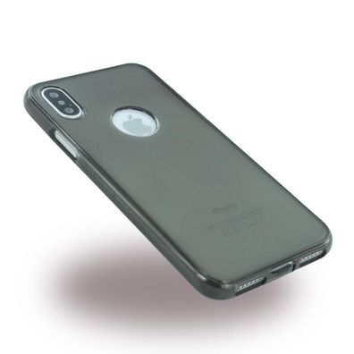Cyoo Silikon Hülle ultra-dünn für Apple iPhone X - Schwarz