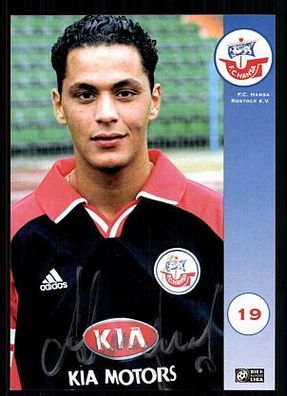 Abdelaziz Ahanfouf Hansa Rostock 1999/00 Original Signiert + A 72878