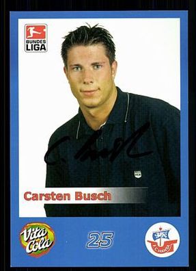 Carsten Busch Hansa Rostock 2002/03 Original Signiert + A 72901