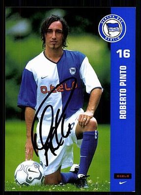 Roberto Pinto Hertha BSC 2001/02 1. Karte Original Signiert + A 72822