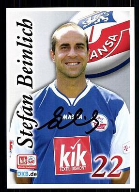 Stefan Beinlich Hansa Rostock 2007-08 Original Signiert + A 73101