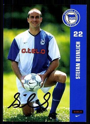 Stefan Beinlich Hertha BSC Berlin 2001-02 1. Karte Original Signiert + A 72848