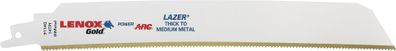 Säbelsägeblatt Gold Lazer® L.229mm B.25mm TPI 14 5 St./ Karte LENOX