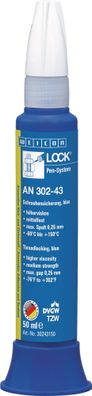 Schraubensicherung Weiconlock® AN 302-43 50ml mf. hv. blau DVGW, KTW Pen WEICON