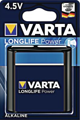 Batterie Longlife Power 4,5 V 6100 mAh 3LR12 4912 1 St./ Bl.