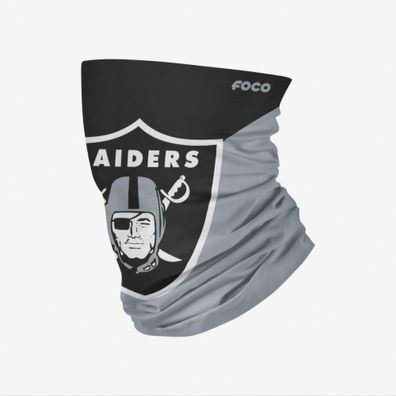 NFL Las Vegas Raiders Schlauchschal Tuch Big Logo Gaiter Loop Schal Snood