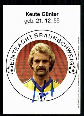 Günter Keute Eintr. Braunschweig 1983/84 TOP + A 73174