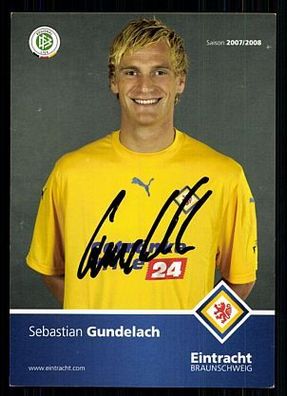 Sebastian Gundelach Eintr. Braunschweig 2007/08 + A 73227