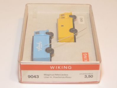 Wiking 9043 - Magirus/ Mercedes Kastenaufbau - Spur N - 1:160 - Originalverpackung