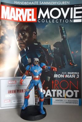 MARVEL MOVIE Collection #23 Iron Patriot (Iron Man 3) Figurine Eaglemoss deuts Magazi
