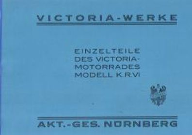 Ersatzteile Katalog Victoria KR VI, Motorrad, Oldtimer