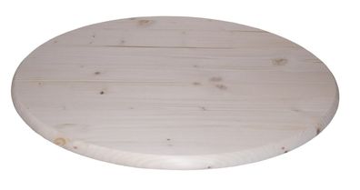 Tischplatte Ø 800x28mm 80cm Platte Rund Holz stabil Möbel Tisch Holzplatte Faß